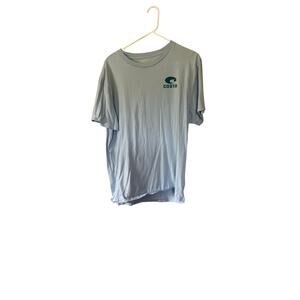 Light blue Costa Men's Short Sleeve tee Size Large
